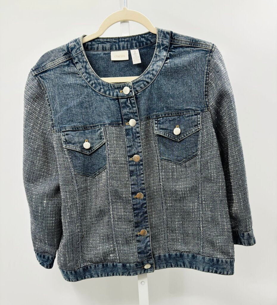 Chico's Jacket Denim L