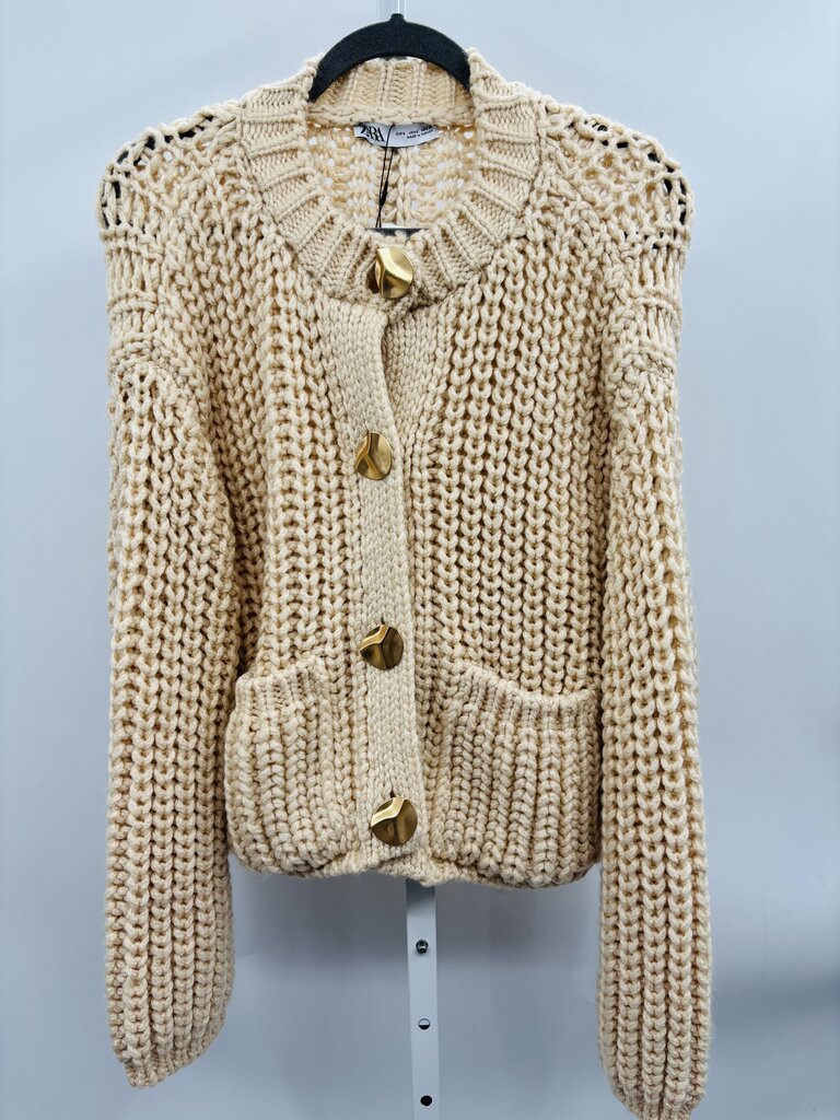 Zara Cardigan Beige L