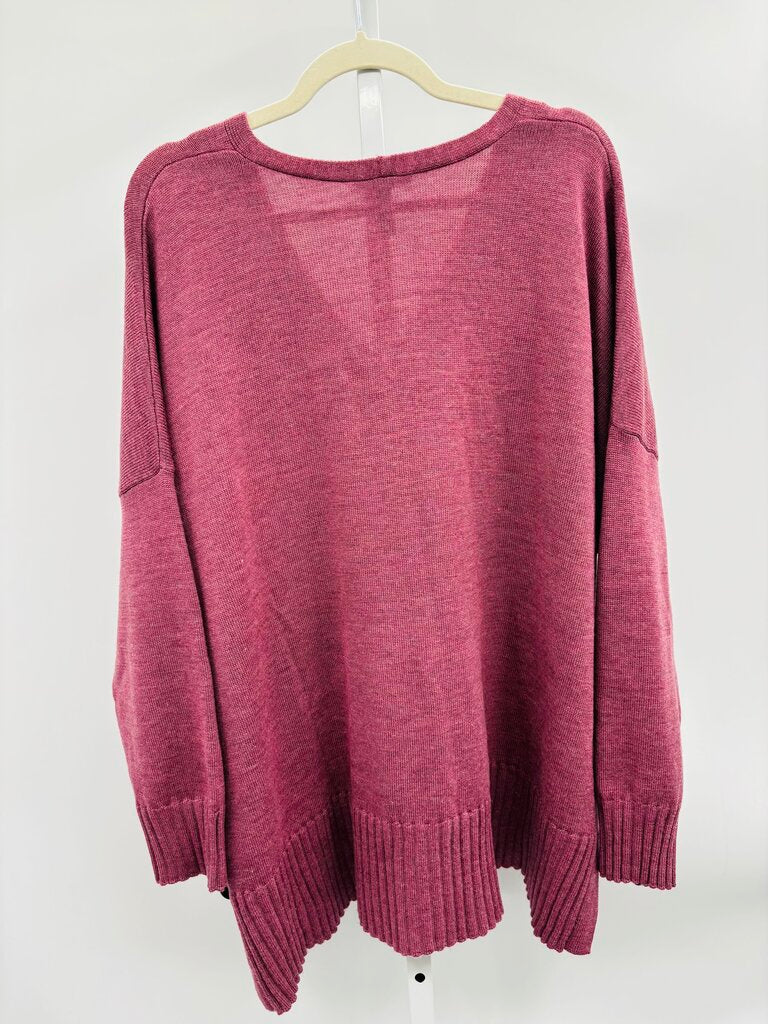 Eileen Fisher Sweater Plus Purple 2X