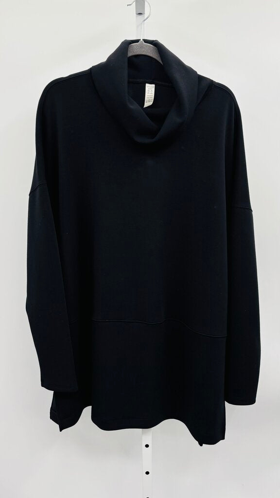 Spanx Pullover Plus Black 1X