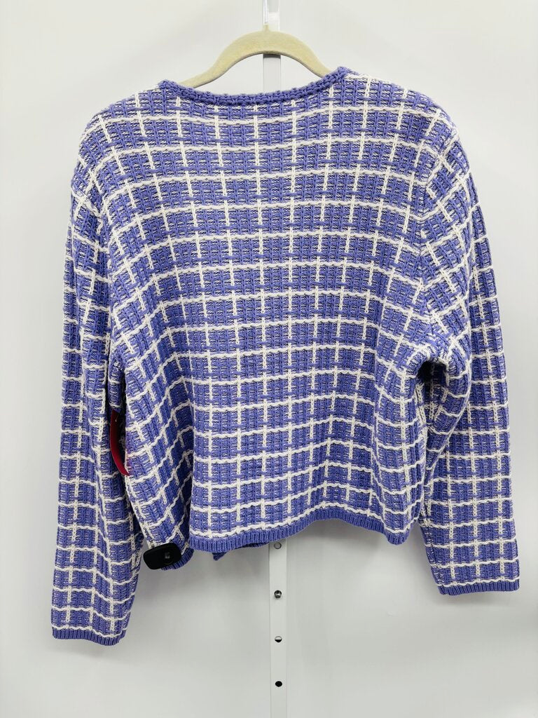 Ann Taylor Cardigan Plus Purple XXL