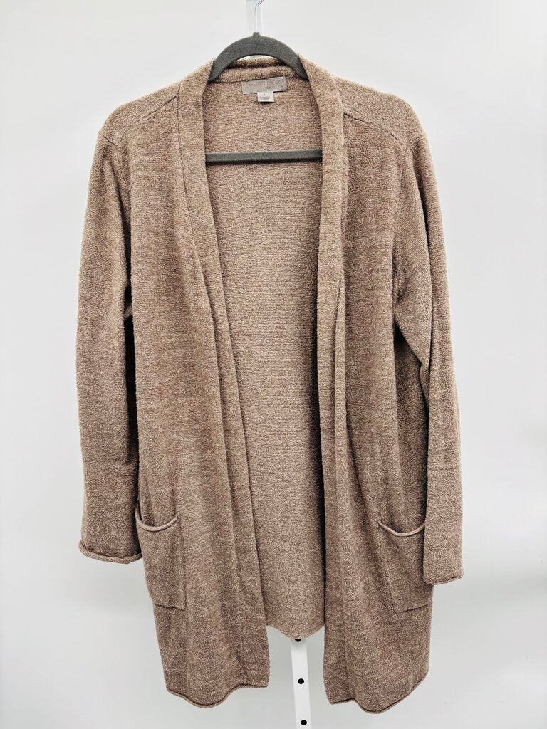 Barefoot Dreams Cardigan Brown XL