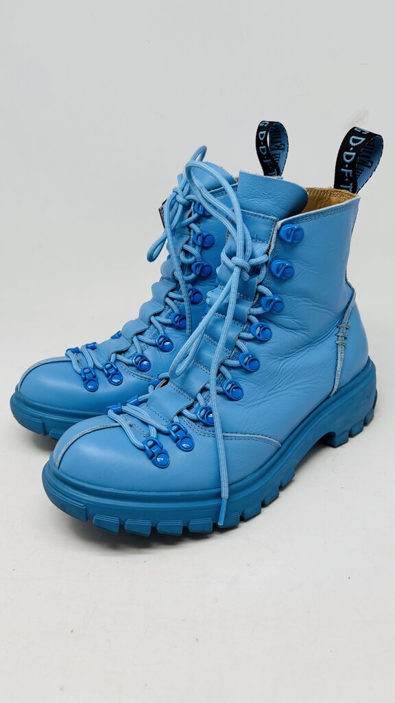 John Fluevog Ankle Boots Blue 8
