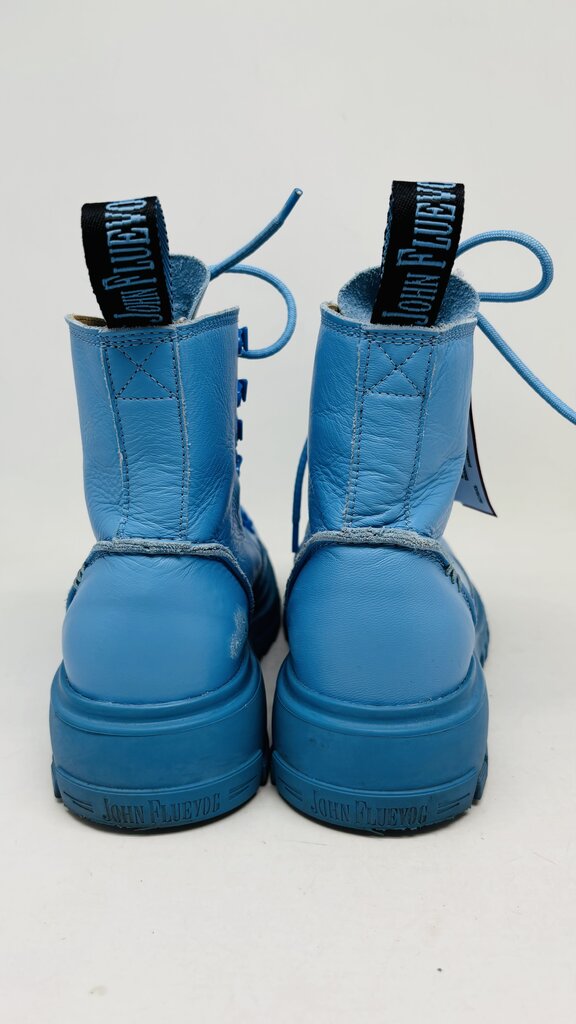 John Fluevog Ankle Boots Blue 8