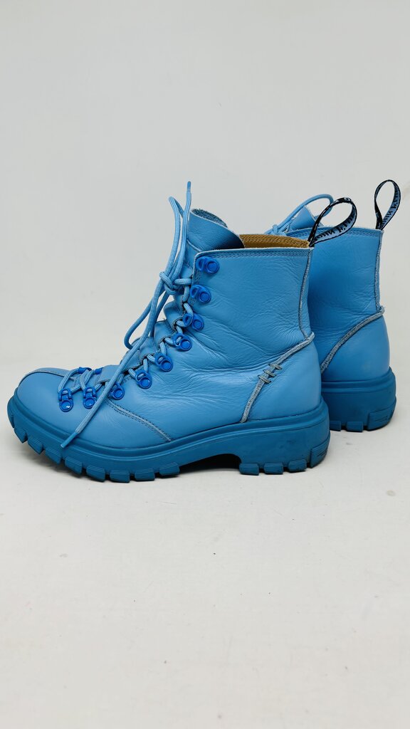 John Fluevog Ankle Boots Blue 8