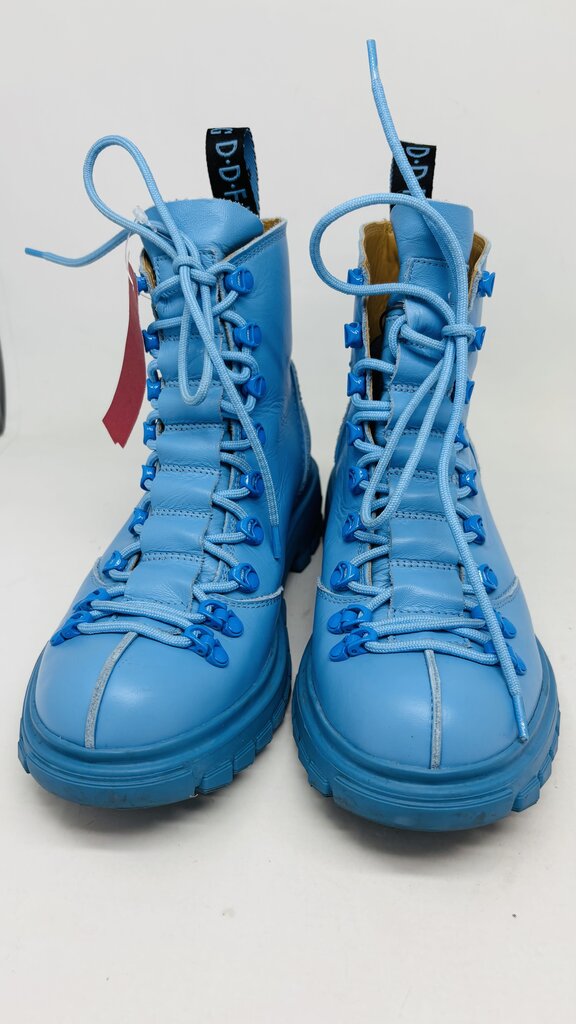 John Fluevog Ankle Boots Blue 8