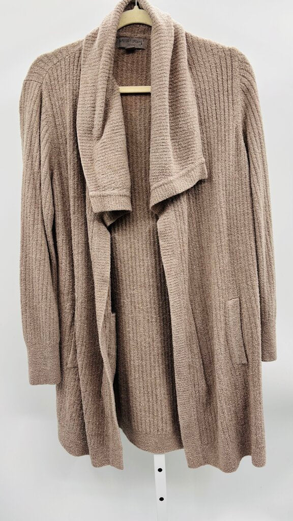 Barefoot Dreams Cardigan Taupe M