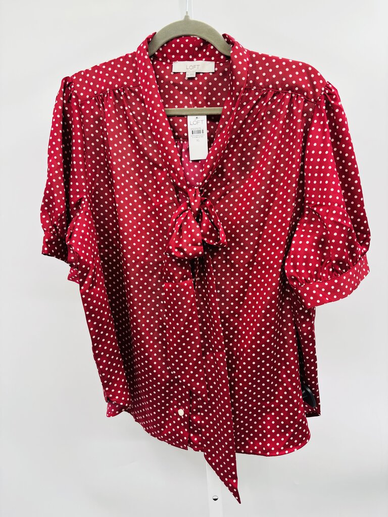 Loft Blouse Red XL