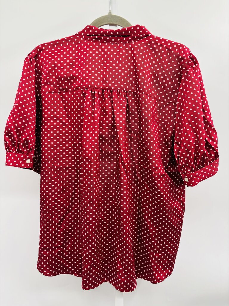 Loft Blouse Red XL