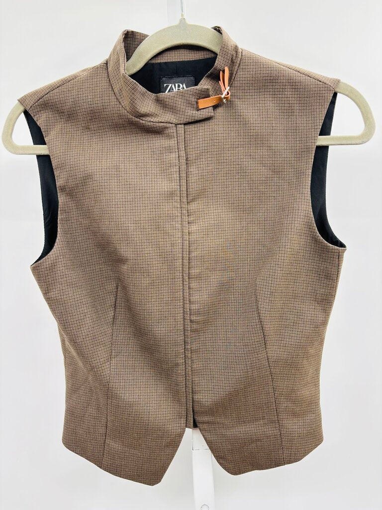 Zara Vest Brown S
