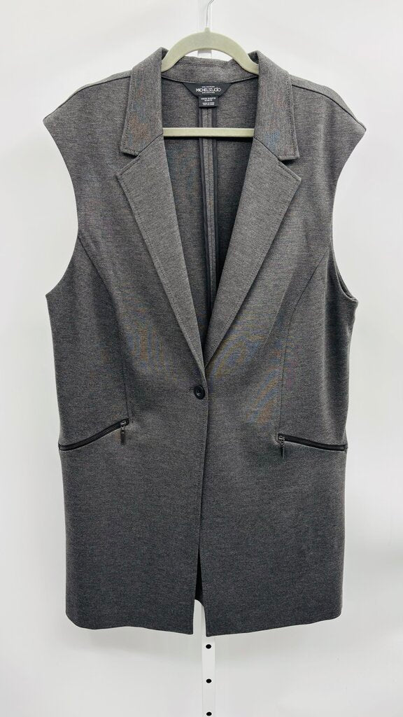 Michel Studio Vest Plus Grey 18
