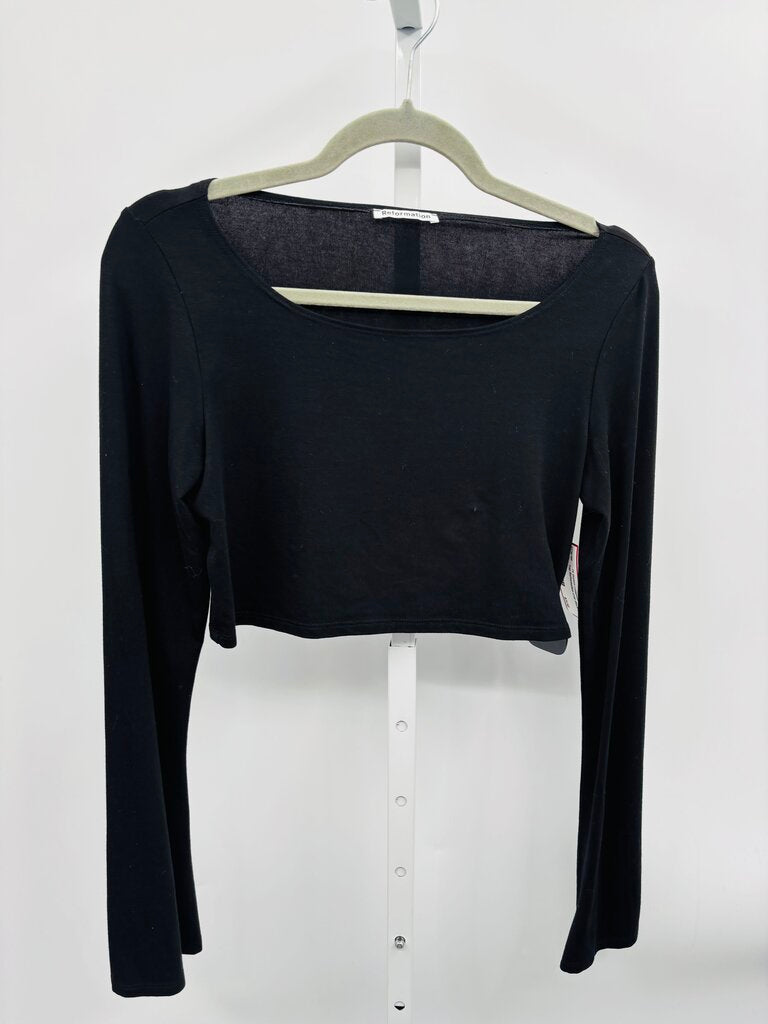 Reformation Top Black S