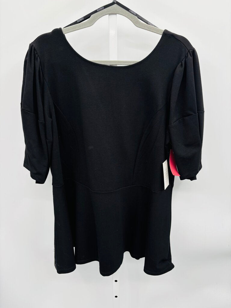Eloquii Top Plus Black 18
