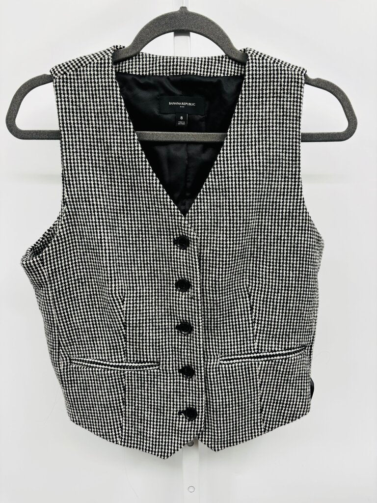 Banana Republic Outlet Vest Black 8