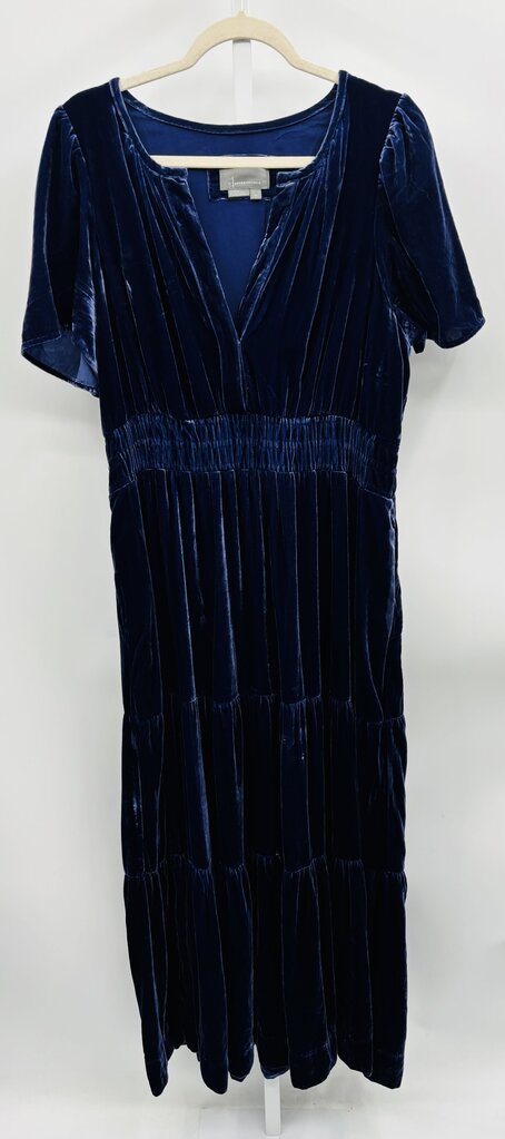 Anthropologie Maxi Dress Navy XL