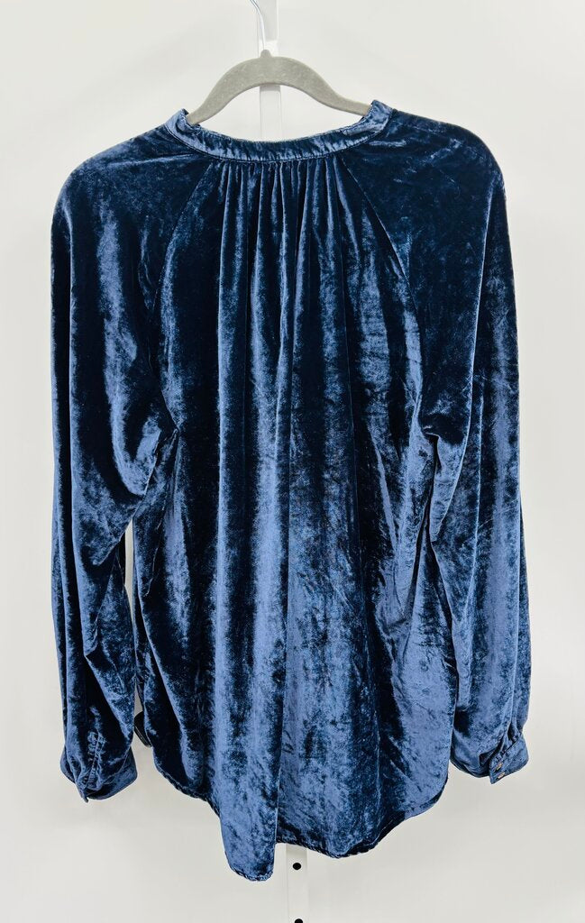Pilcro Blouse Navy XL
