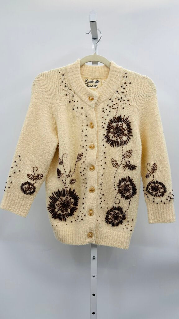Field & Flower Cardigan Beige XS