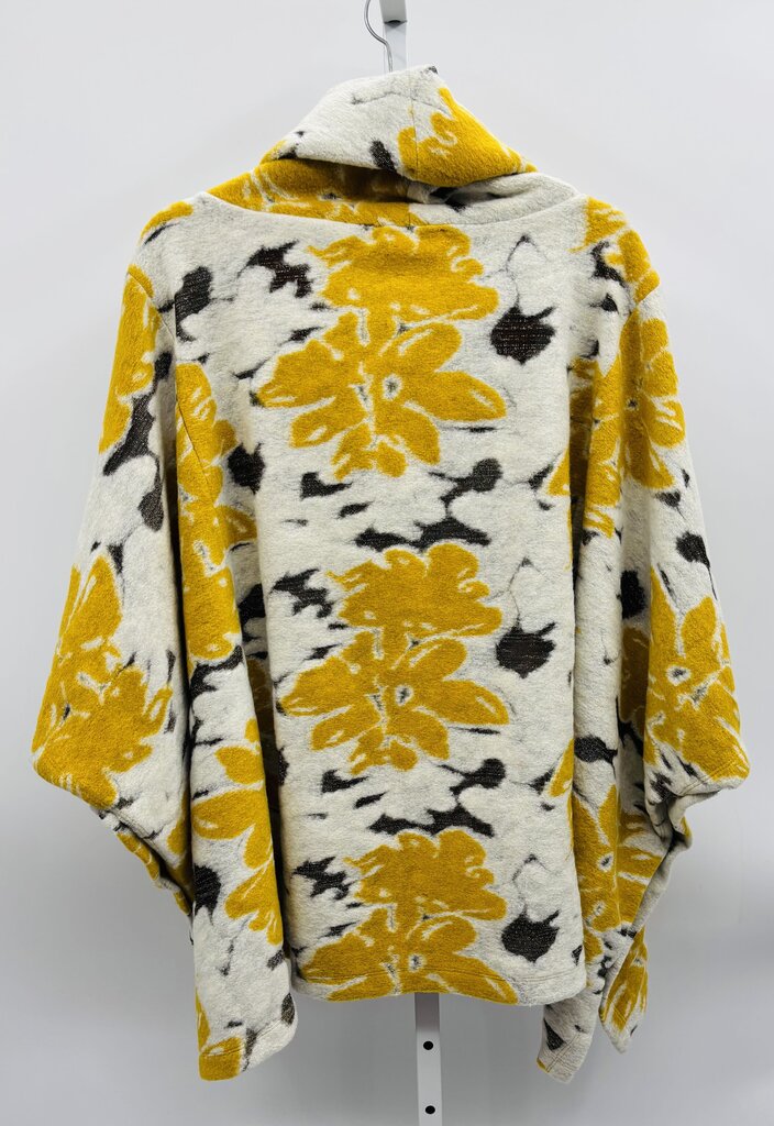 Saturday Sunday Poncho Yellow OS