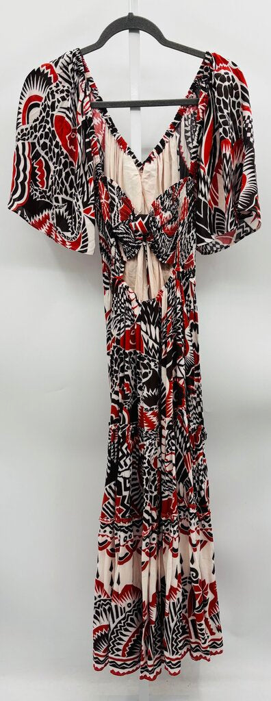 Anthropologie Maxi Dress Red M