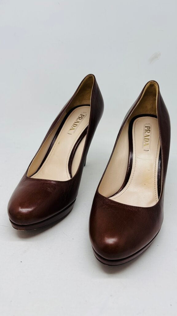 Prada Heels Brown 11