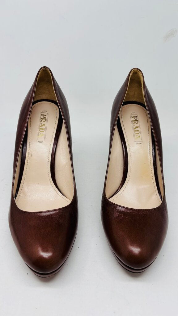 Prada Heels Brown 11