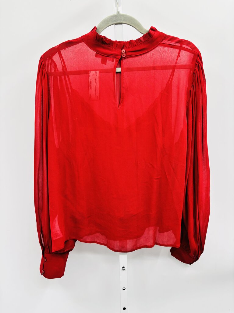 J. Crew Blouse Red L