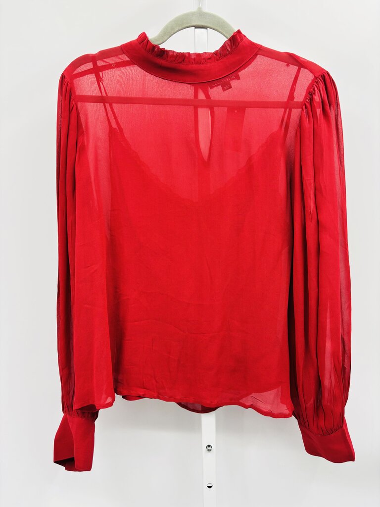 J. Crew Blouse Red L