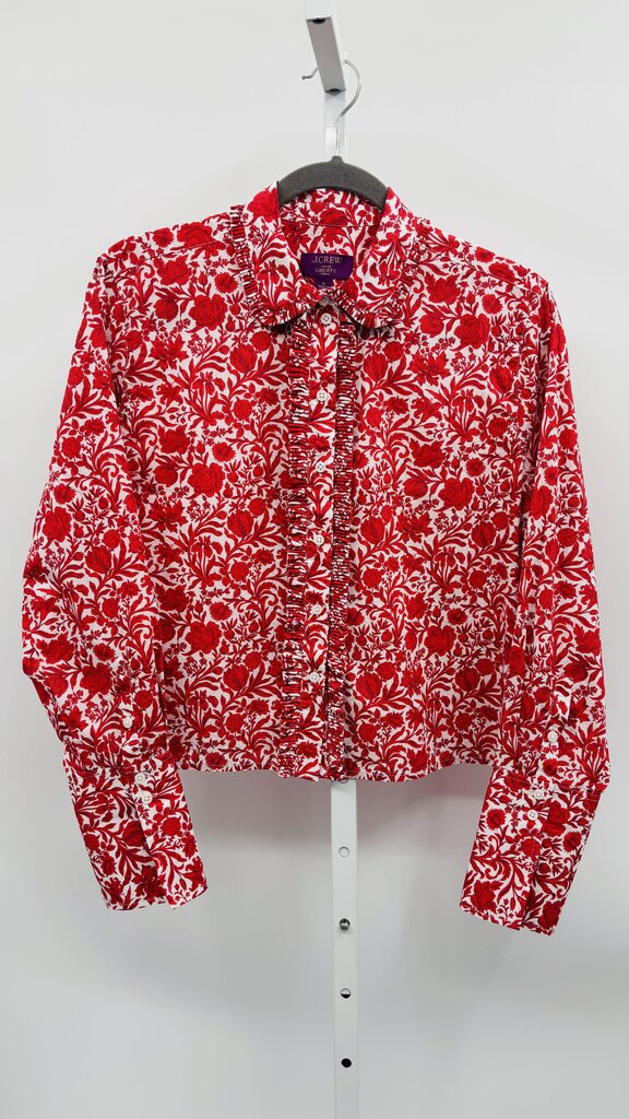 J. Crew Blouse Red 6