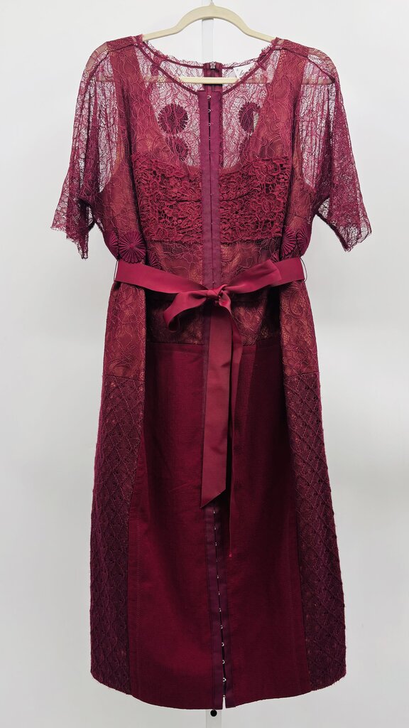 Beguile by Byron Lars Dress Plus Burgundy 18