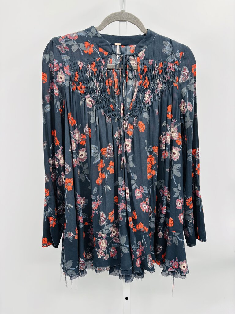 Free People Blouse Navy XS