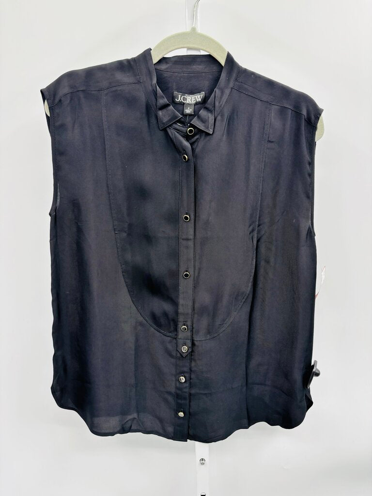 J. Crew Blouse Black 6