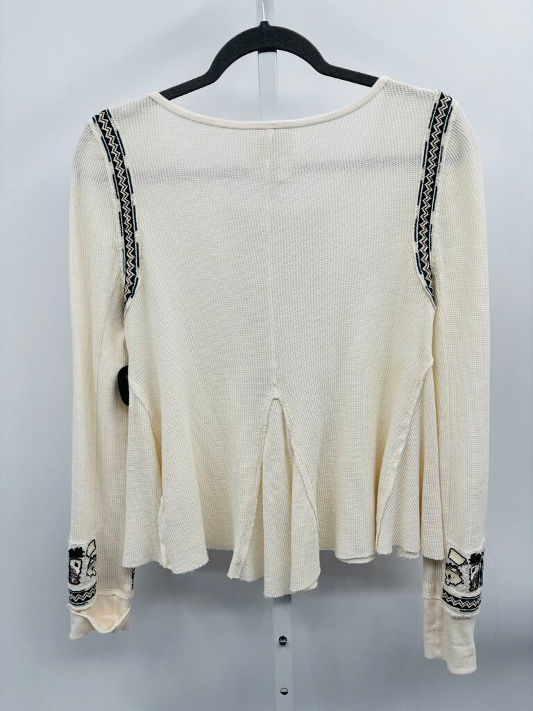 Free People Top Beige S