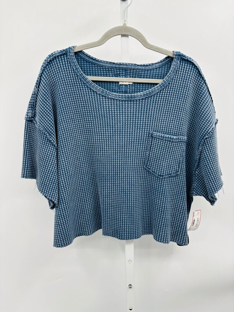 Pilcro Top Navy M