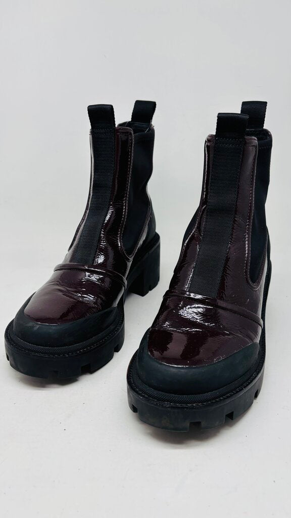 Tory Burch Ankle Boots Burgundy 9