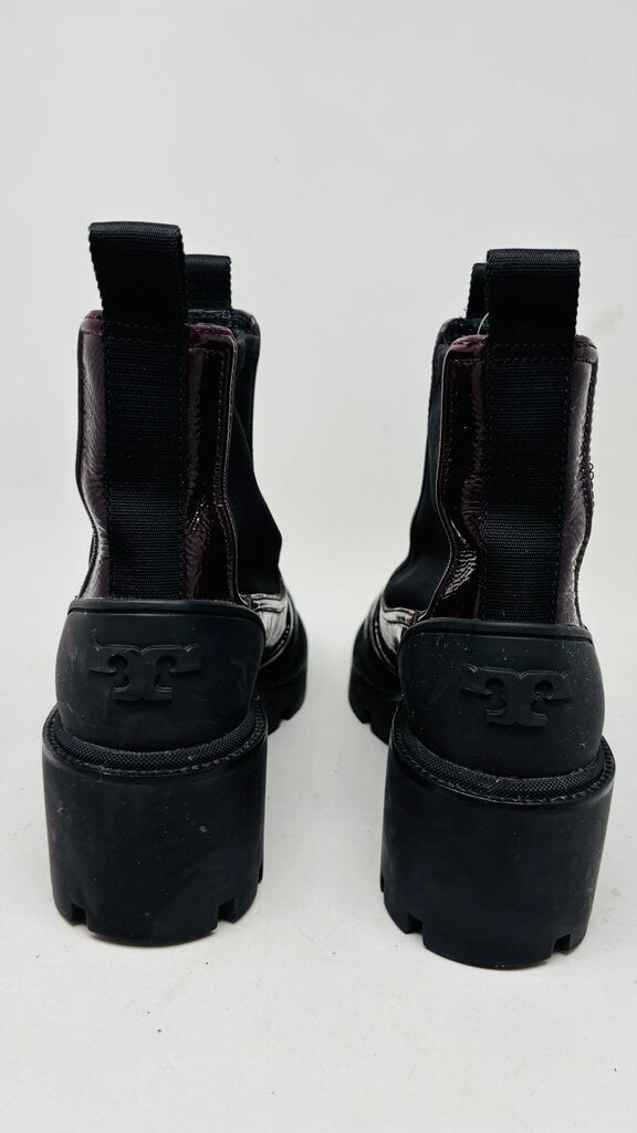 Tory Burch Ankle Boots Burgundy 9