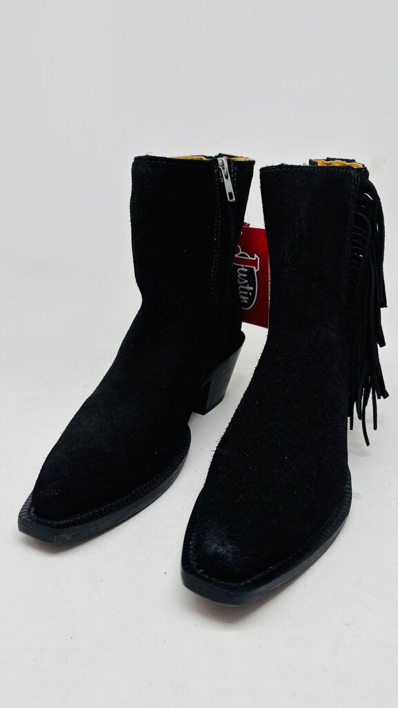 Justin Ankle Boots Black 6.5