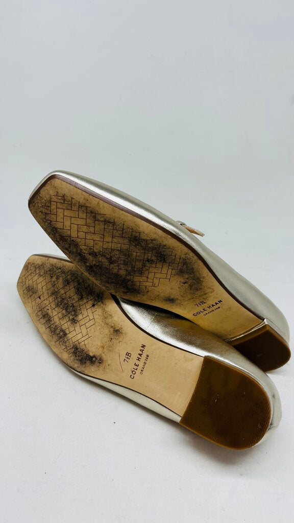 Cole Haan Flats Gold 7.5