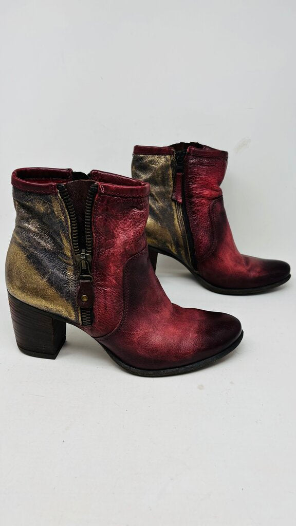 Mjus Ankle Boots Burgundy 10