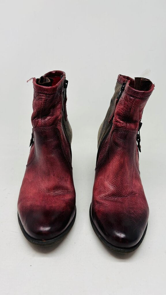 Mjus Ankle Boots Burgundy 10