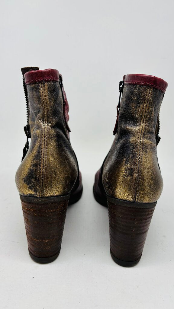 Mjus Ankle Boots Burgundy 10