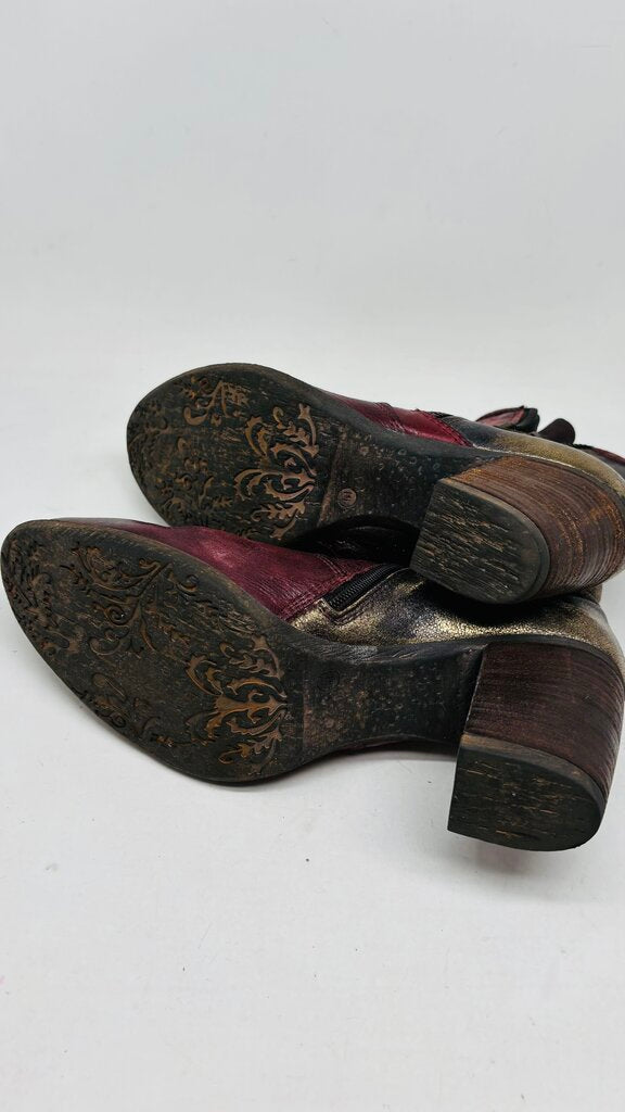 Mjus Ankle Boots Burgundy 10