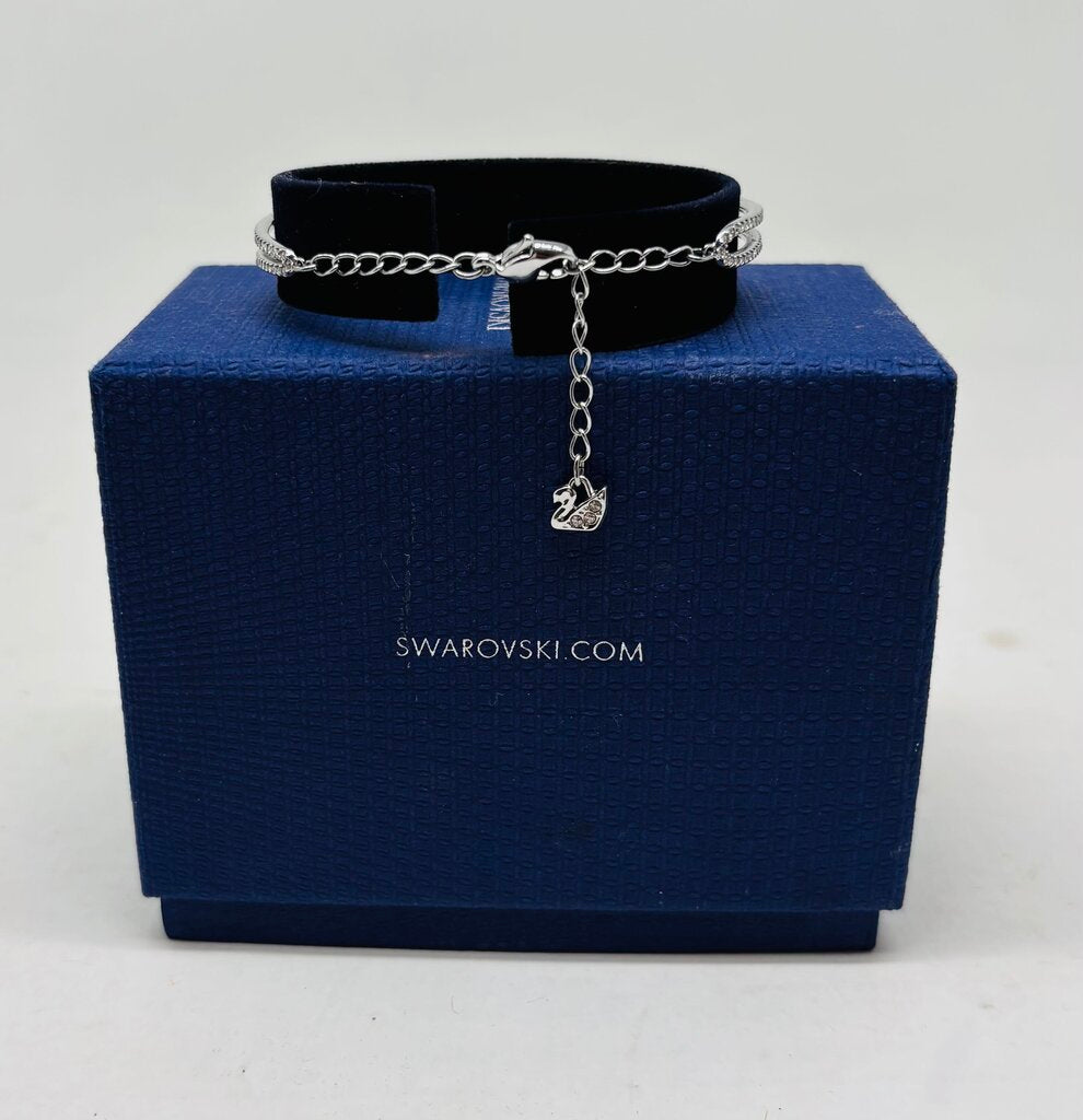 Swarovski Bracelet Silver 7"
