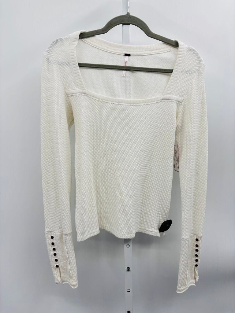 Free People Top White M