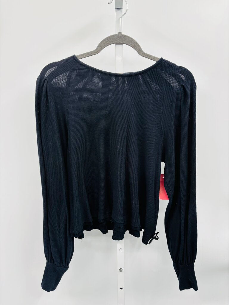 Free People Top Black S