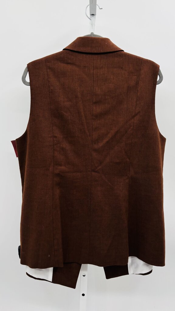Talbots Vest Brown 16