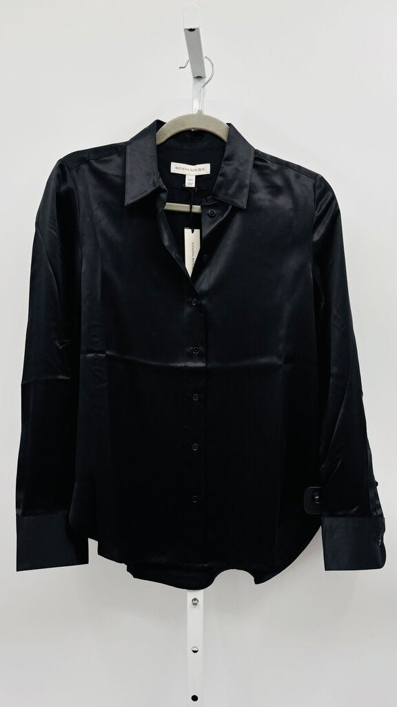 Banana Republic Blouse Black XXS