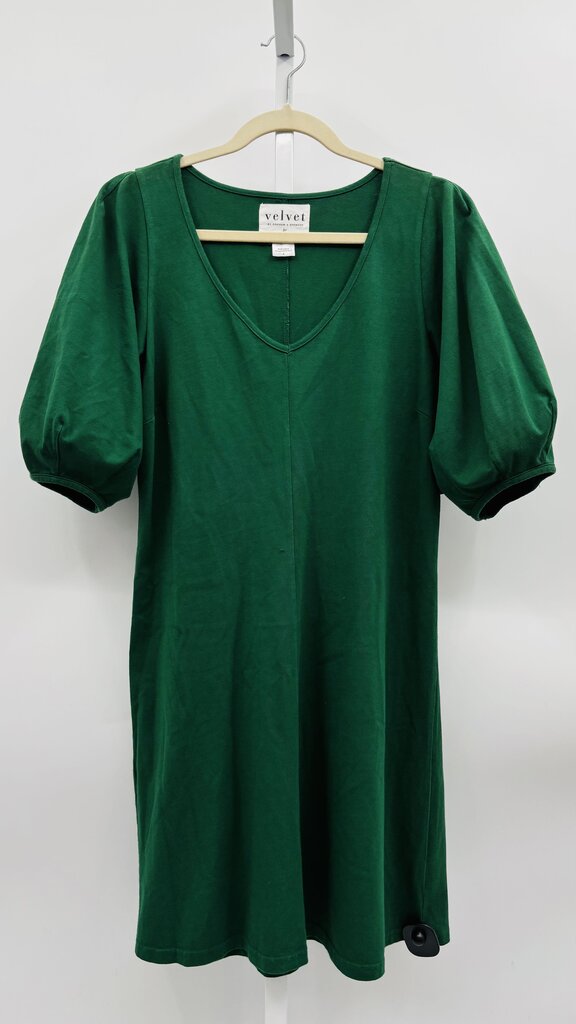 Velvet Dress Green S