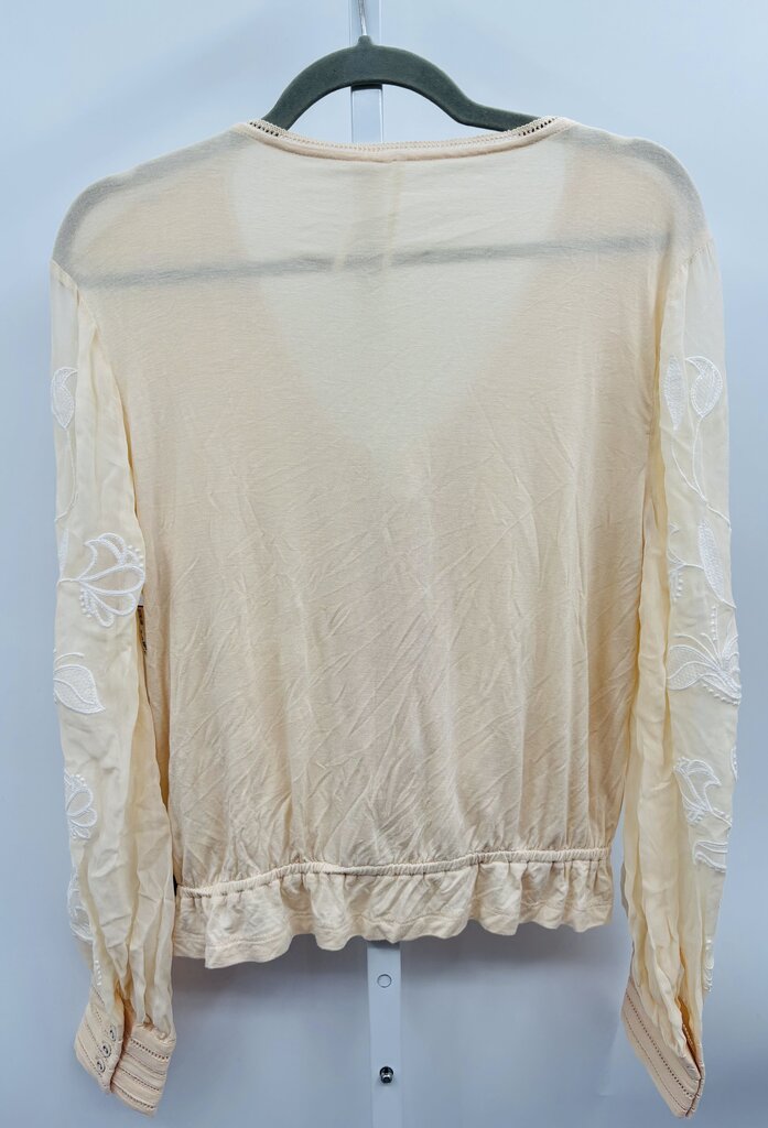 Anthropologie Blouse Beige S