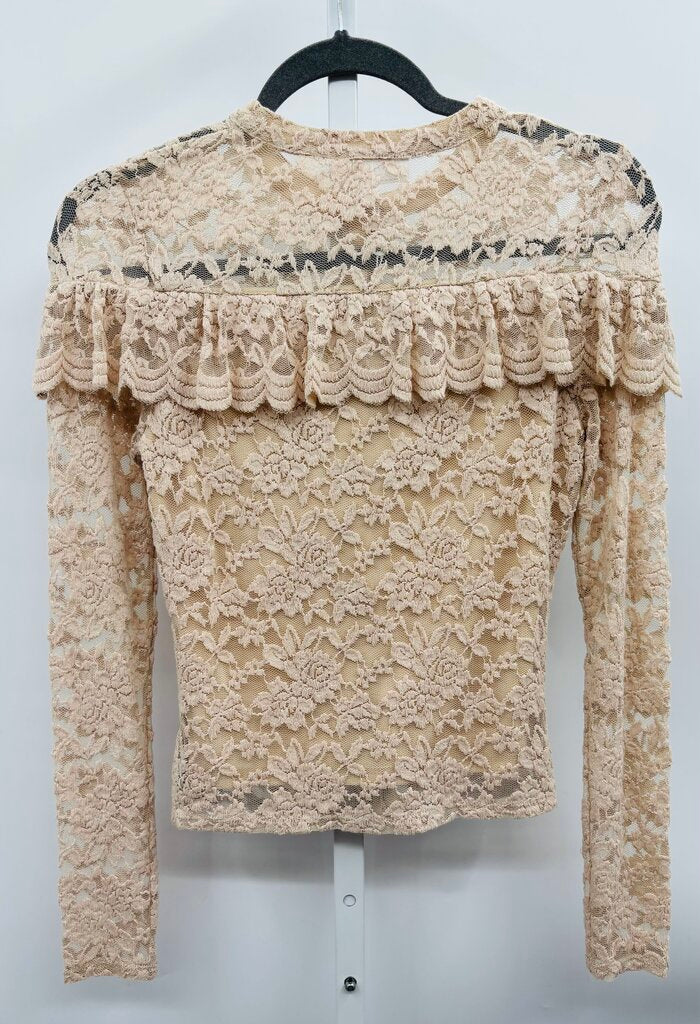 Sage Blouse Beige S