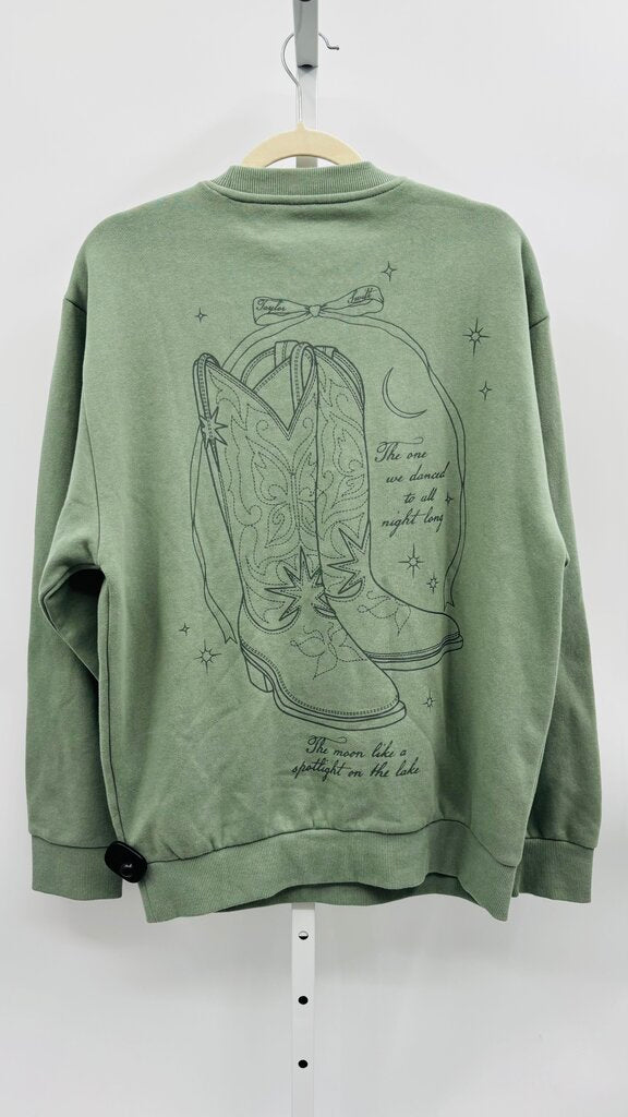 Taylor Swift Sweatshirt Green M